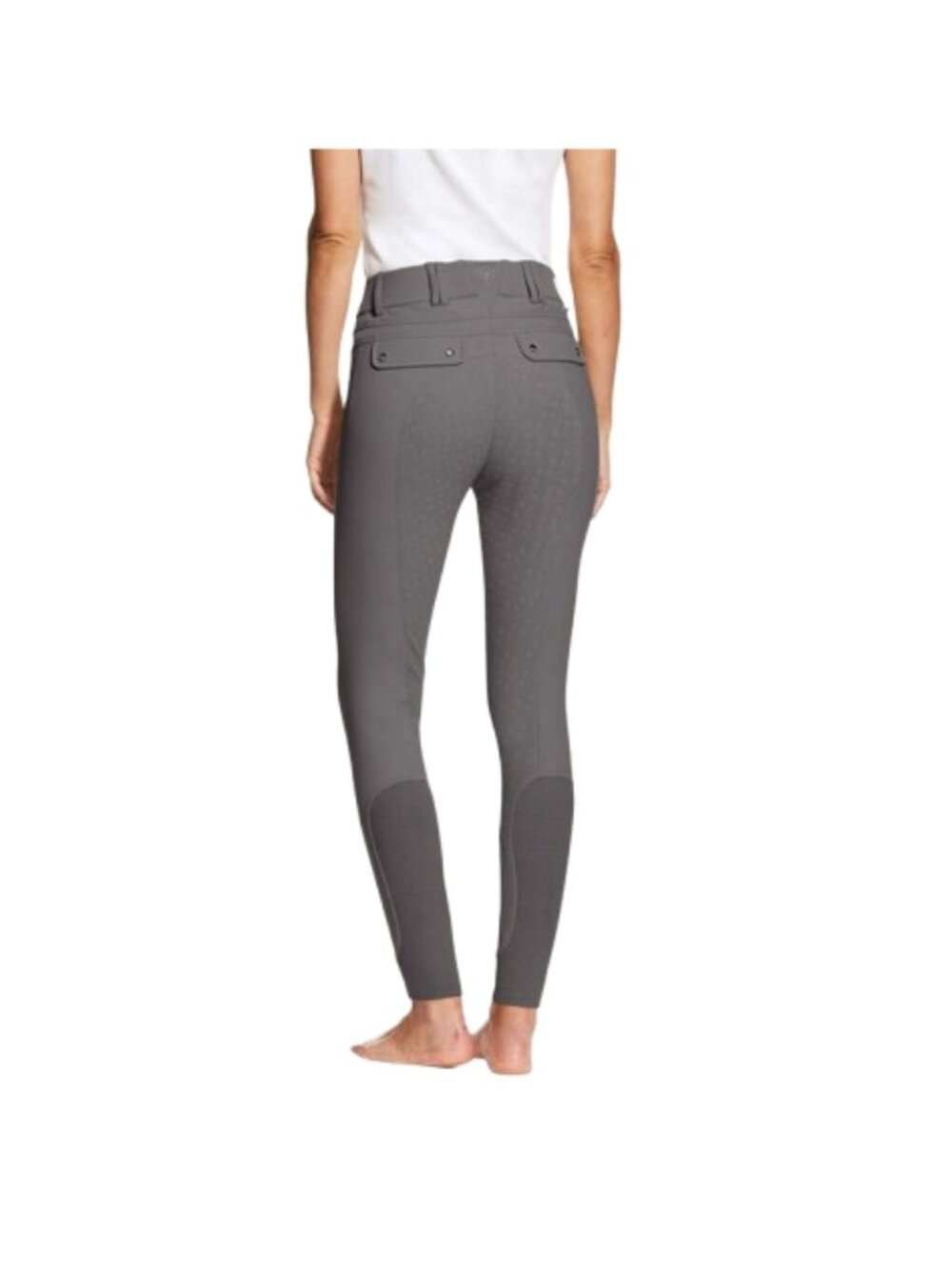 Ariat WMS Tri Factor Grip Full Seat Breech - Plum Grey Size Women US 32R